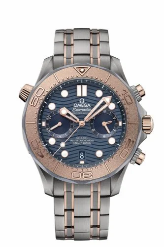 Omega Seamaster Diver 300M Master Co-Axial 44 Chronograph Titanium / Tantalum / Sedna Gold / Blue / Bracelet 210.60.44.51.03.001 (21060445103001)
